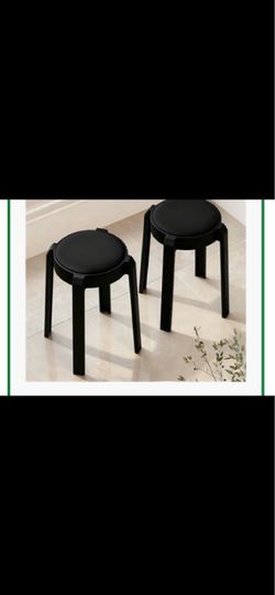 4 stools grey  plastic base brand new