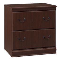 Bush Furniture Birmingham Lateral File Cabinet in Harvest Cherry