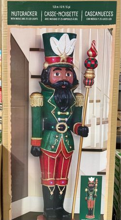 6' Nutcracker with LED Lights & Music $299.99