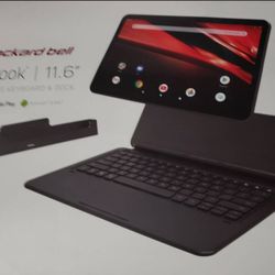 New in box android airbook tablet packard bell 11.6" docking station