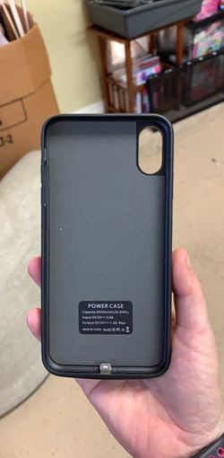 iPhone X max battery charging case