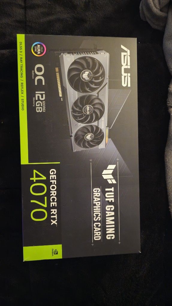 ASUS TUF NVDIA GeForce RTX 4070 OC Edition Gaming 12GB Graphics Card