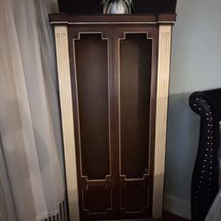 Wood Armoire 