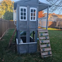 Two-story KidKraft Cozy Escape Playhouse/Playground