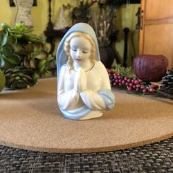 Mid Century Virgin Mary Madonna Vase Planter