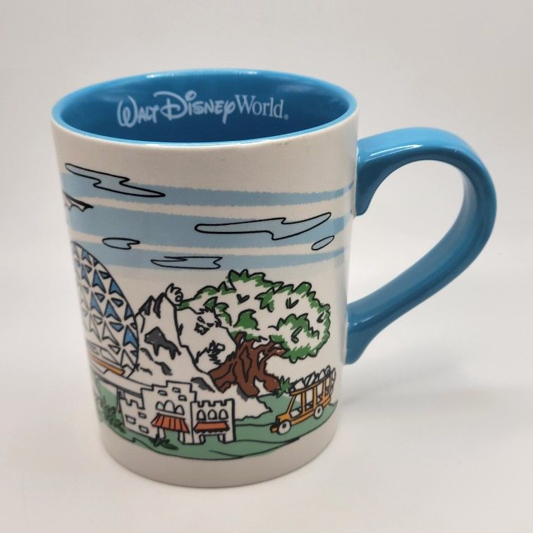 Authentic Walt Disney World Skyline Ceramic Magic Kingdom Epcot Hollywood Tower