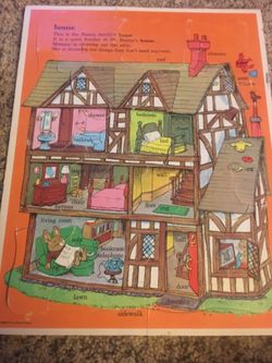 Vintage Richard Scarry 1966 puzzle