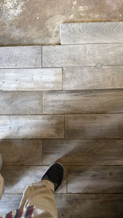 Tile 600 square. Ft of 24 inch X 6 inch.