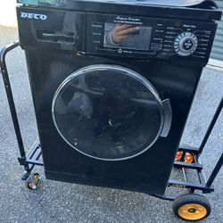 Equator All-in-one 13 lb Compact Combo Washer Dryer, Black