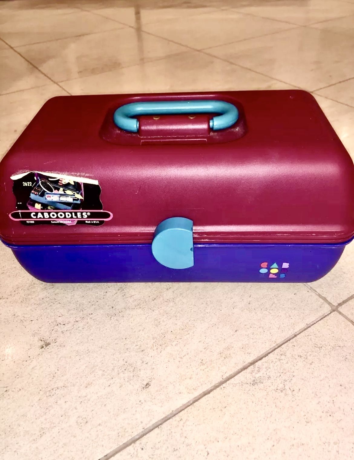 Vintage But New Caboodles Make Up Organizer Box Kit 