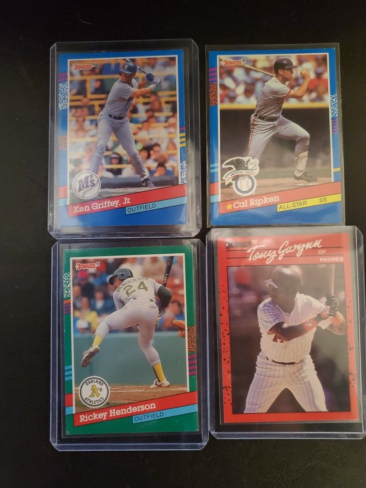 Baseball Cards Error Lot Including Ken Griffey Jr 