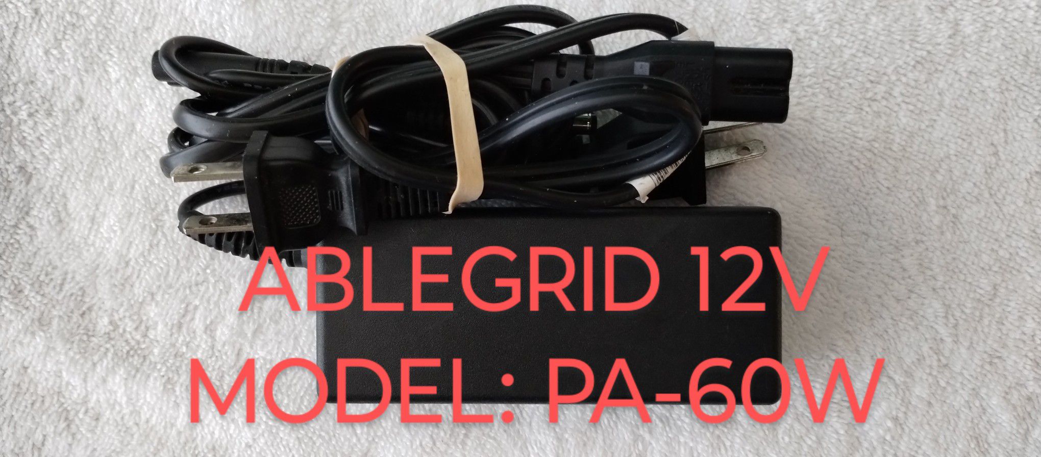 ABLEGRID 60W CHARGER FOR AG NEOVO LCD MONITOR 
