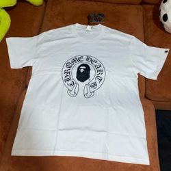 Bathing ape x chrome t shirt