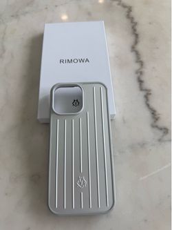 Silver Rimowa Phone Case