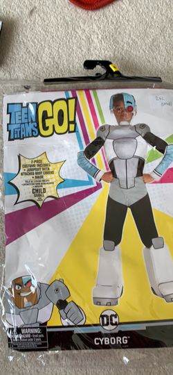 Teen Titans Go! Cyborg Halloween Costume size Small 4-6