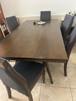 Dining table with 8 chairs