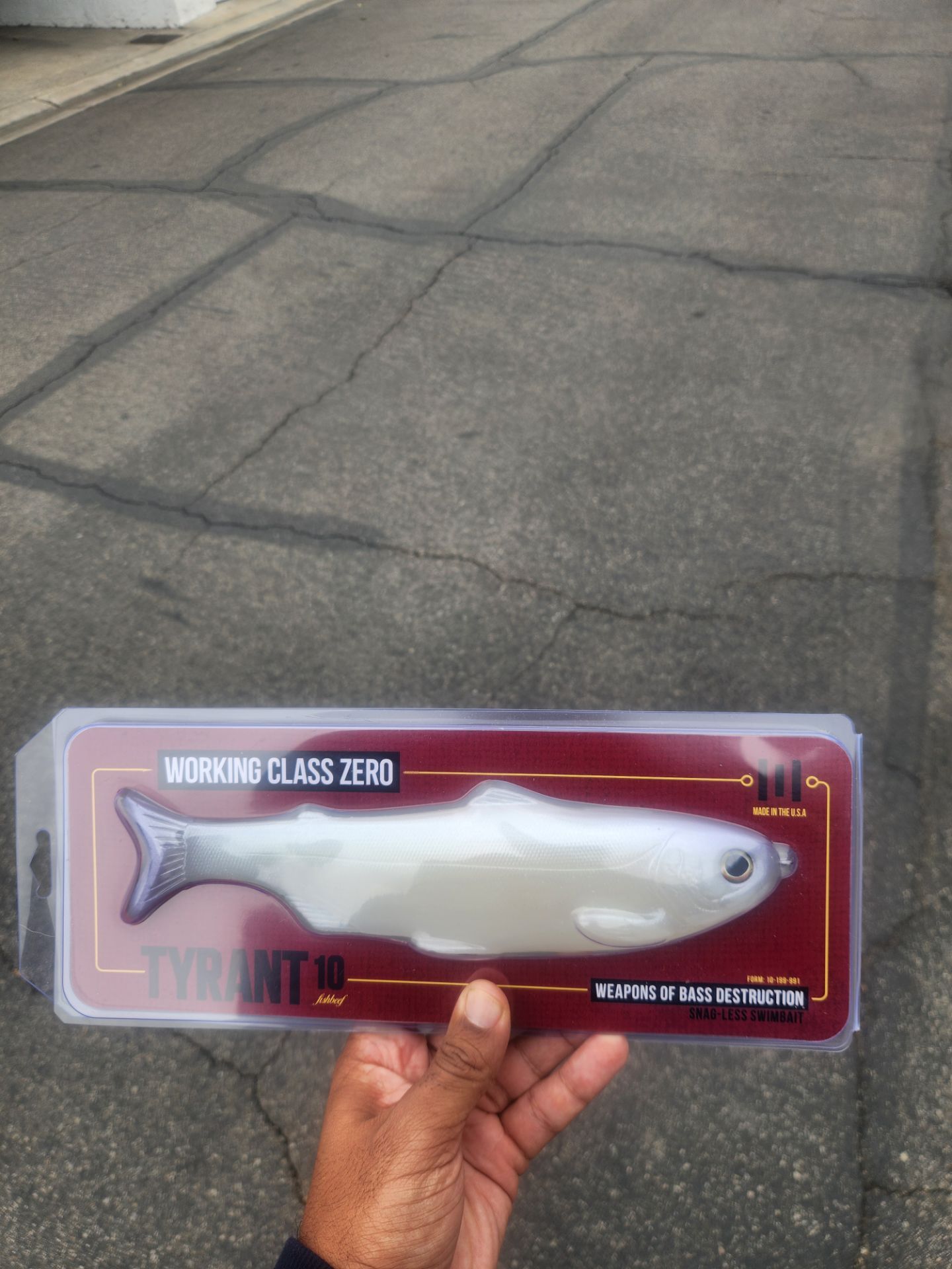 WCZ Tyrant 10 "Pixxie Dust" with top hook