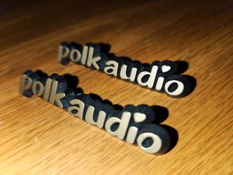 Genuine Vintage Polk Audio M7 Monitor Series Speaker Grill Emblem Logo