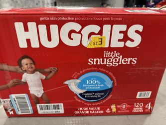 Huggies Diapers Size 4/120 Count/ New