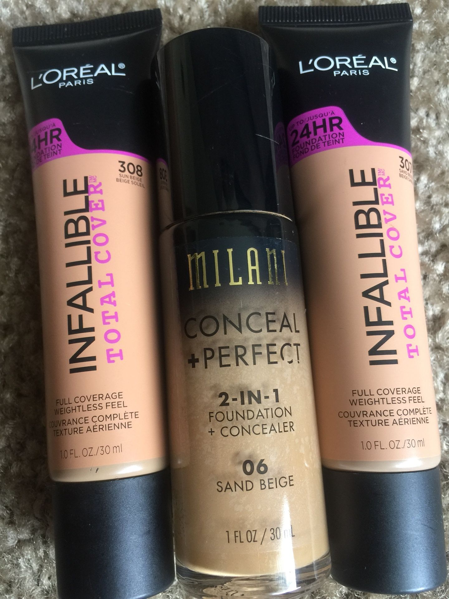 New L’Oréal Infallible Pro Milani Matte 2in1 Foundation Concealer Perfect
