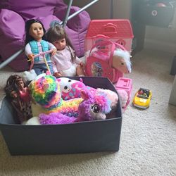Dolls, Play Toys, Play House Etc