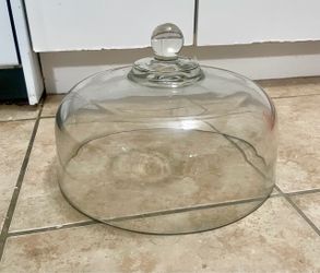 GLASS CAKE PLATE REPLACEMENT DOME LID
