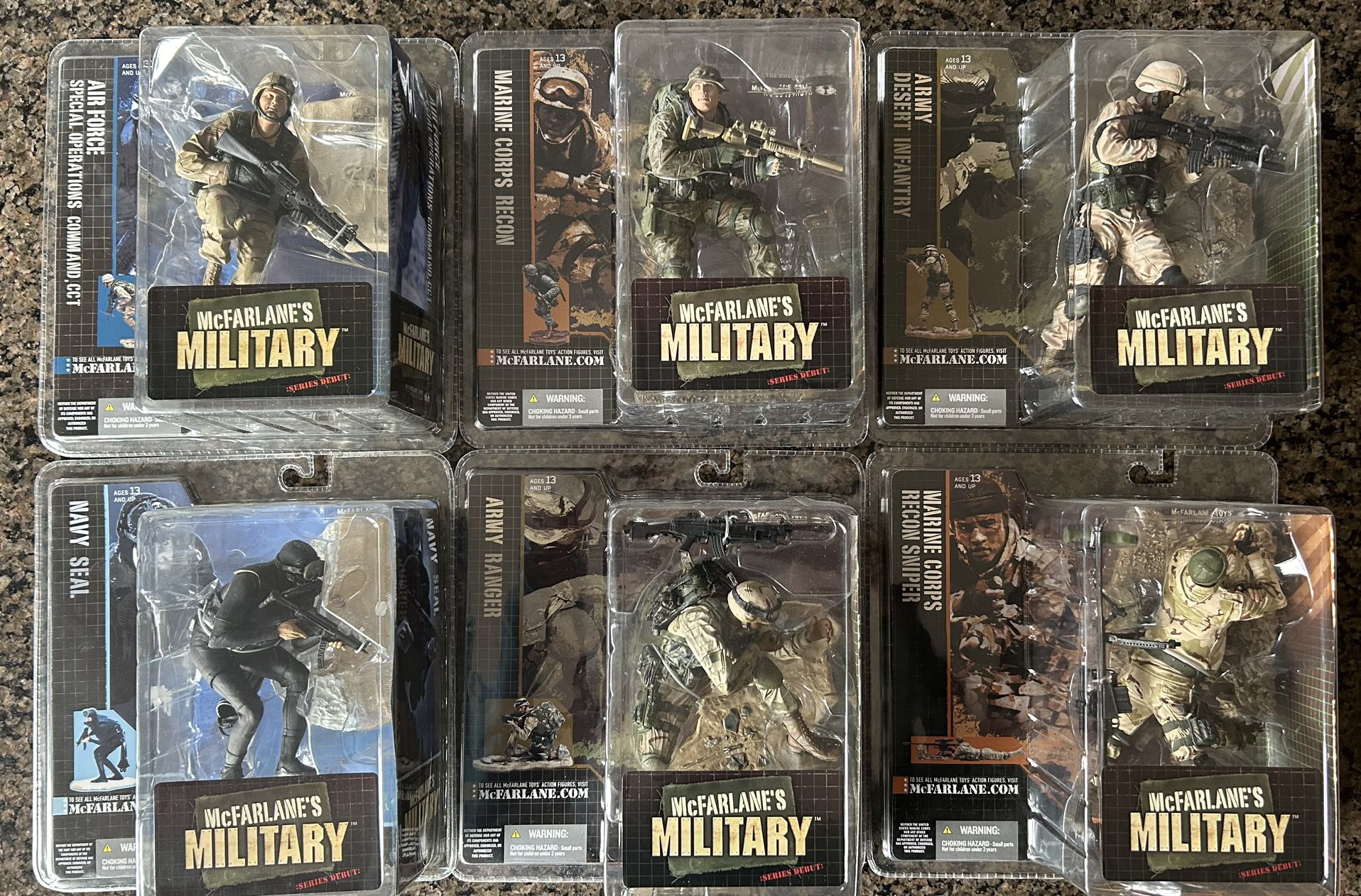 McFarlane’s Military Debut Series 1 Six Figure Lot