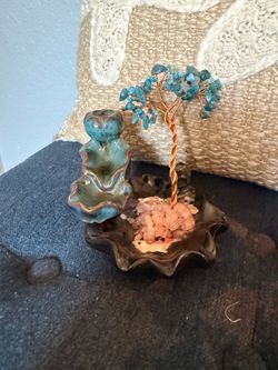 Crystal incense burner