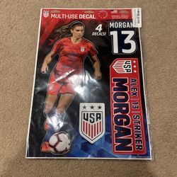 Alex Morgan -Removable Adhesive Decal