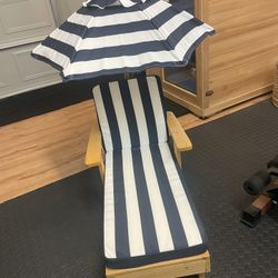 Dog / Kid Outdoor Chair w/Umbrella