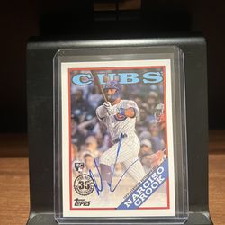 2023 Topps Series 1 Narciso Crook auto RC rookie chicago cubs
