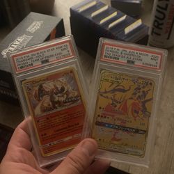 Charizard Team Up And Charizard & Reshiram Tag Team 