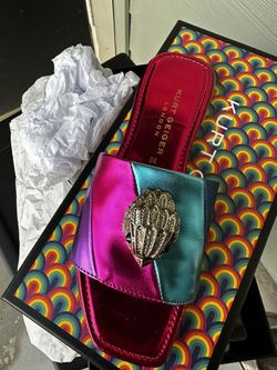 Kurt Geiger kensington Flat Rainbow Sandals