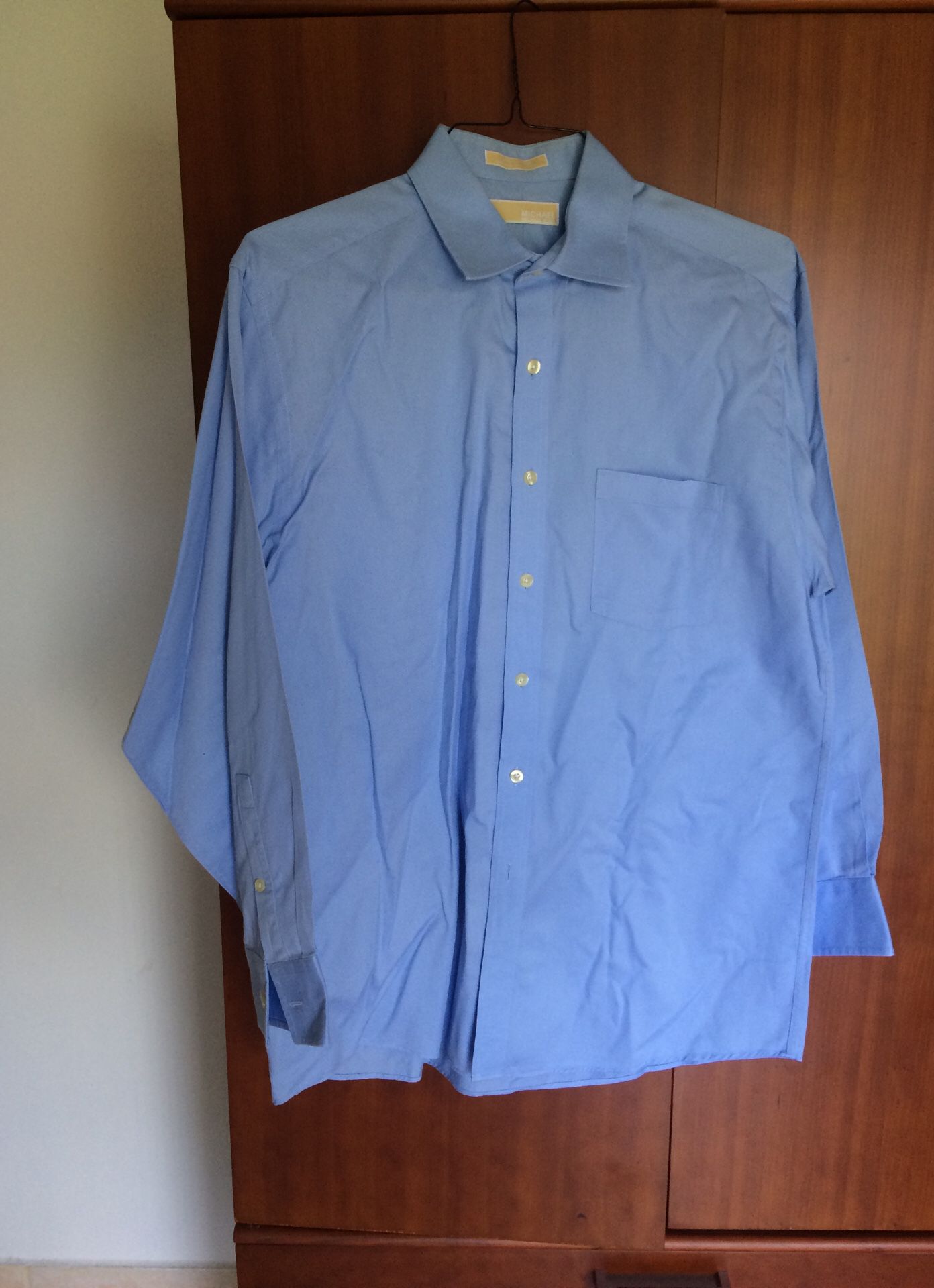 Michael Kors- Lite Blue Dress shirt- size 16 32/33
