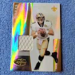2007 Leaf Certified Materials Gold Team GAME USED  /250 Drew Brees Saints 