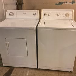 Kenmore Washer, Whirlpool Electric Dryer Installed