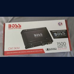Boss 1500W 1CH AMP with Bass Controller