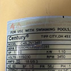 1.5 Hp Inground Pool Pump