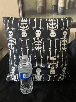Halloween Skeleton Pillow