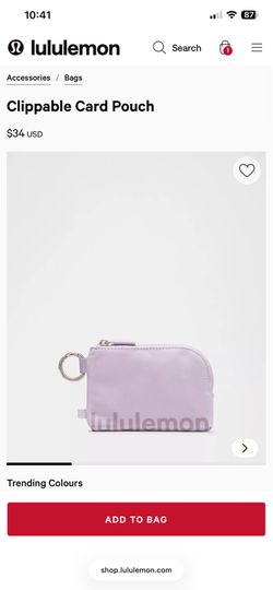Clippable card pouch