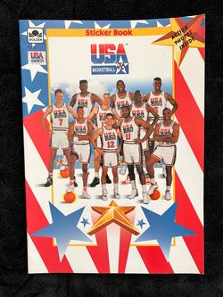 Team USA “dream team” sticker book 1992