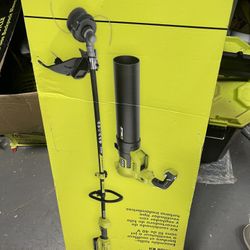 Ryobi 40-Volt Cordless Lithium-Ion Attachment Capable String Trimmer and Blower Kit With 4Ah Battery N Charger