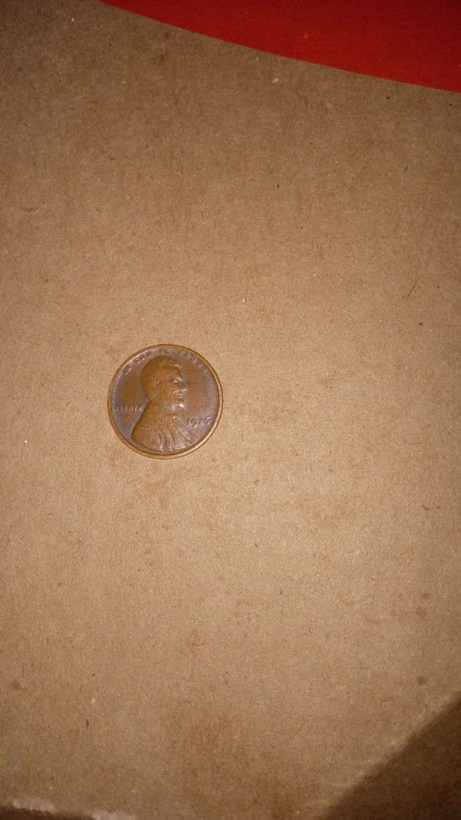 1926 Lincoln Wheat Penny No Mint Mark