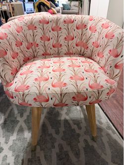 World Market Flamingo Barrel Accent (2) Chair