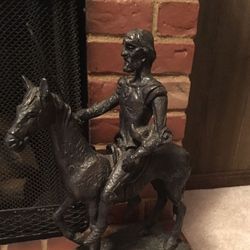 Don Quixote metal statue