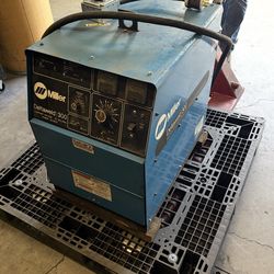 Miller Deltaweld 300 with wire feeder.