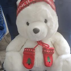 Vintage Christmas Teddy Bear