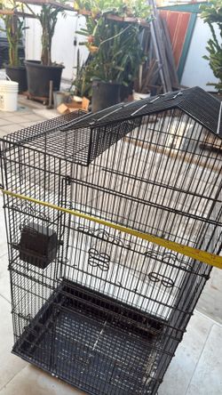 Bird case 2 storage tall 3 feet wide 17 inch deep 12 inch