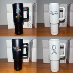 Simple Modern 40 oz Tumbler with handle and straw lid, Insulated cup