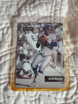 John Elway 93 Playoff Card
